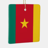 Ornement En Céramique Drapeau du Cameroun (Droite)