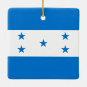 Ornement En Céramique Drapeau du Honduras (Dos)