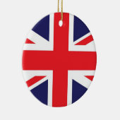 Ornement En Céramique Drapeau d'Union Jack Royaume-Uni (Droite)