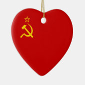 Ornement En Céramique Drapeau d'Union Soviétique (Droite)