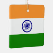 Ornement En Céramique Drapeau indien (Droite)