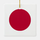Ornement En Céramique Drapeau japonais (Dos)
