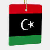 Ornement En Céramique Drapeau libyen (Droite)