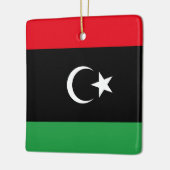 Ornement En Céramique Drapeau libyen (Gauche)