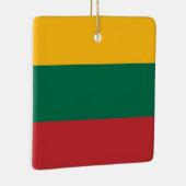 Ornement En Céramique Drapeau lituanien (Droite)