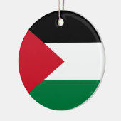 Ornement En Céramique Drapeau palestinien (Gauche)