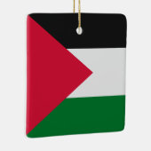 Ornement En Céramique Drapeau palestinien (Droite)