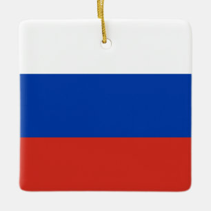 Ornement En Céramique Drapeau russe