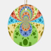 Ornement En Céramique Drapeau sud-coréen Inspiré Art Abstrait Impression (Gauche)