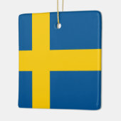 Ornement En Céramique Drapeau suédois (Gauche)