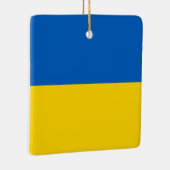 Ornement En Céramique Drapeau ukrainien (Droite)