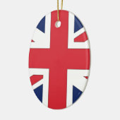 Ornement En Céramique Drapeau Union Jack/Union du Royaume-Uni (Gauche)