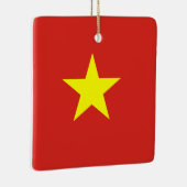 Ornement En Céramique Drapeau vietnamien (Droite)