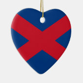 Ornement En Céramique Drapeau Voortrekker (Droite)