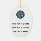 Ornement En Céramique Drapeaux internationaux - SRF (Dos)