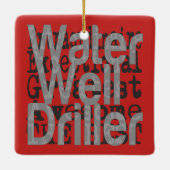 Ornement En Céramique Drave de puits Extraordinaire (Dos)