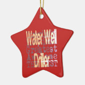 Ornement En Céramique Drave de puits Extraordinaire (Gauche)