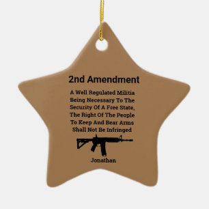 Ornement En Céramique Droit De Porter Des Armes, Droit Constitutionnel D