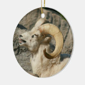 Ornement En Céramique Drôle rire Mouton ou Bighorn Ram (Gauche)