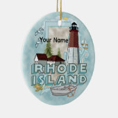 Ornement en céramique du phare de Rhode Island (Droite)