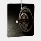 Ornement En Céramique Dumbbell (Droite)