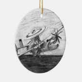 Ornement en céramique E-2C Hawkeye (écran) (Droite)