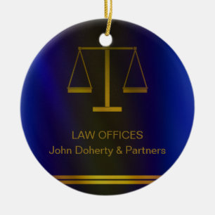 Ornement En Céramique Échelles   élégantes personnalisables de justic