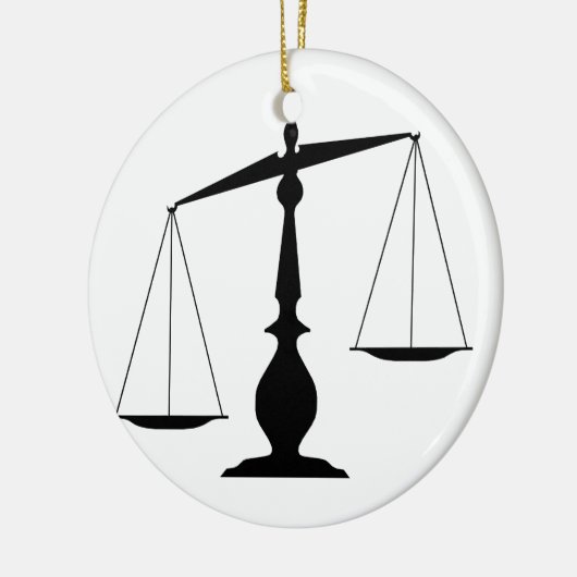 Ornement En Céramique Échelles équilibrées (Gauche)