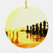 Ornement En Céramique Échiquier Ornaemnt (Dos)