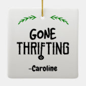 Ornement En Céramique Éclairage terminé (Dos)