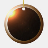 Ornement En Céramique Éclipse solaire totale (Dos)