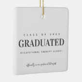 Ornement En Céramique Ecole d'ergothérapie diplômée OT ♥ (Droite)