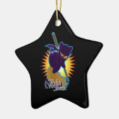 Ornement En Céramique Écureuil de Ninja (Gauche)