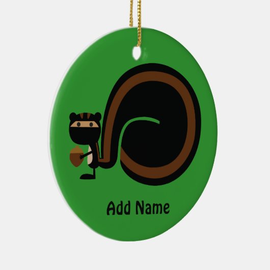 Ornement En Céramique Écureuil de Ninja (Droite)