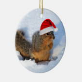 Ornement En Céramique Écureuil de vacances (Droite)