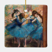 Ornement En Céramique Edgar Degas - Danseurs en bleu (Dos)