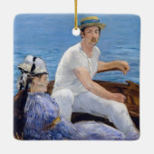 Ornement En Céramique Edouard Manet - Bateau (Dos)