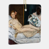 Ornement En Céramique Edouard Manet - Olympia (Droite)