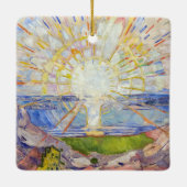 Ornement En Céramique Edvard Munch - Le Soleil 1911 (Dos)
