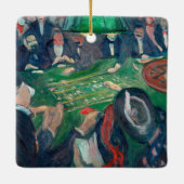 Ornement En Céramique Edvard Munch - Table de roulette à Monte Carlo (Dos)