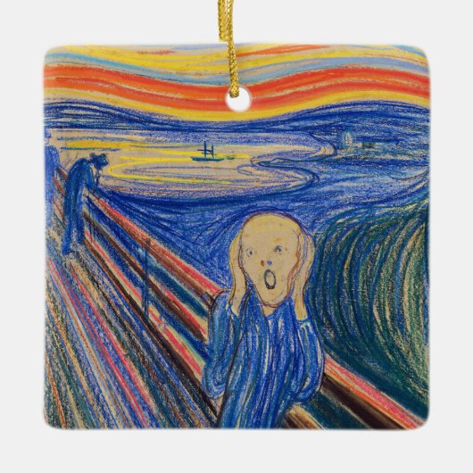 Ornement En Céramique Edvard Munch - The Scream 1895 (Devant)