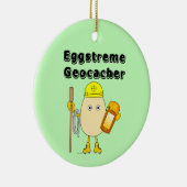 Ornement en céramique Eggstreme Geocaching (Droite)