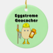 Ornement en céramique Eggstreme Geocaching (Dos)