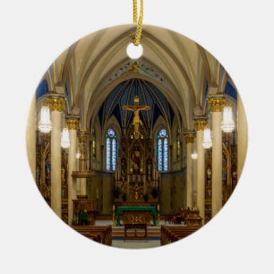 Ornement En Céramique Église catholique St Pierre JC
