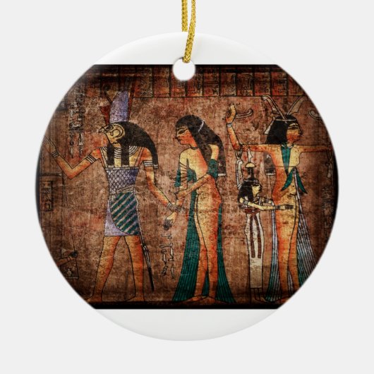 Ornement En Céramique Égypte ancienne 4 Ornament (Devant)