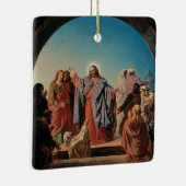 Ornement En Céramique Ekman - Jésus Wakes Lazarus (Droite)