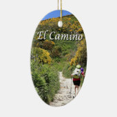 Ornement En Céramique EL Camino De Saint-Jacques-de-Compostelle, (Droite)