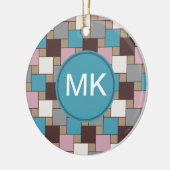 Ornement En Céramique Élégant nectar rose (Gauche)