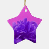 Ornement En Céramique Elegant Purple Raspberry Floral (Droite)