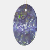 Ornement En Céramique Elégante lumière douce mauve florale mauve hydrang (Droite)